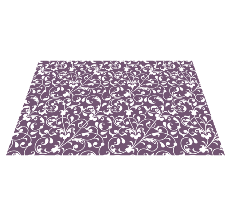 Ornamental leaf Paisley paisley placemats - TenStickers
