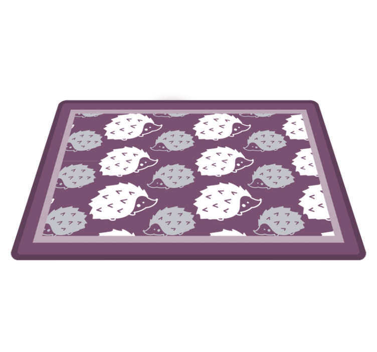 Original placemat with hedgehog texture - TenStickers