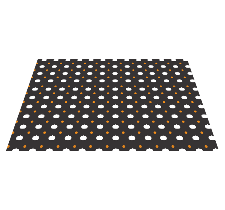 Halloween placemat with pumpkin patterned design - TenStickers