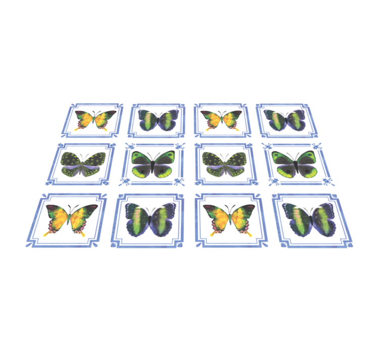 Original placemat butterfly patterned decor - TenStickers