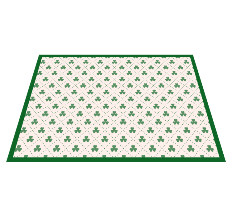 Original placemat clover pattern design - TenStickers