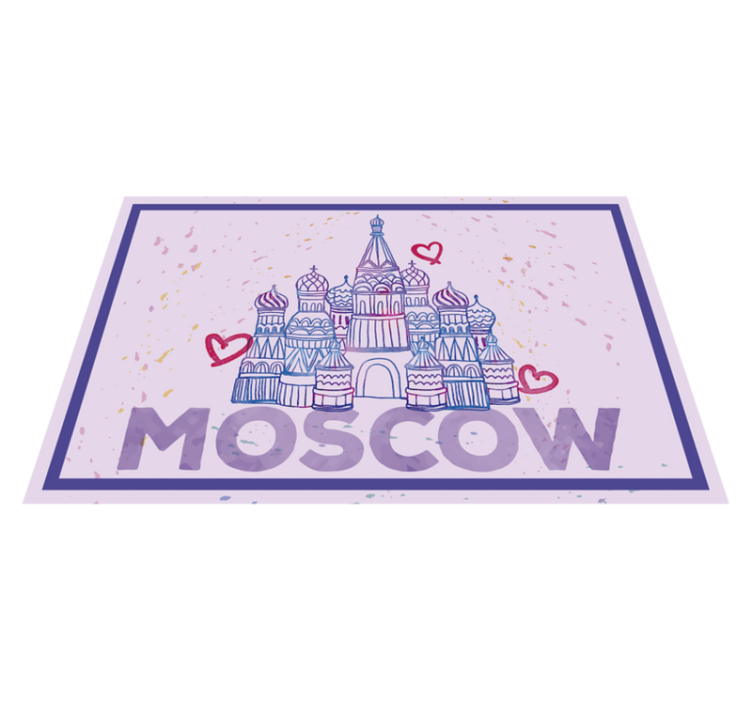 Original placemat moscow landmark design - TenStickers