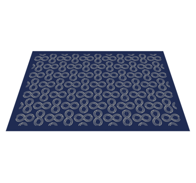Elegant infinity pattern placemat - TenStickers