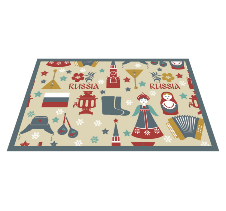 Original placemat with authentic russian culture - TenStickers