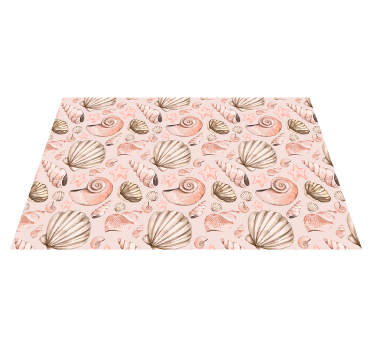 Original placemat with seashell design - TenStickers