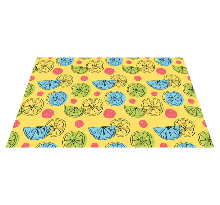 Original placemat citrus pattern design - TenStickers