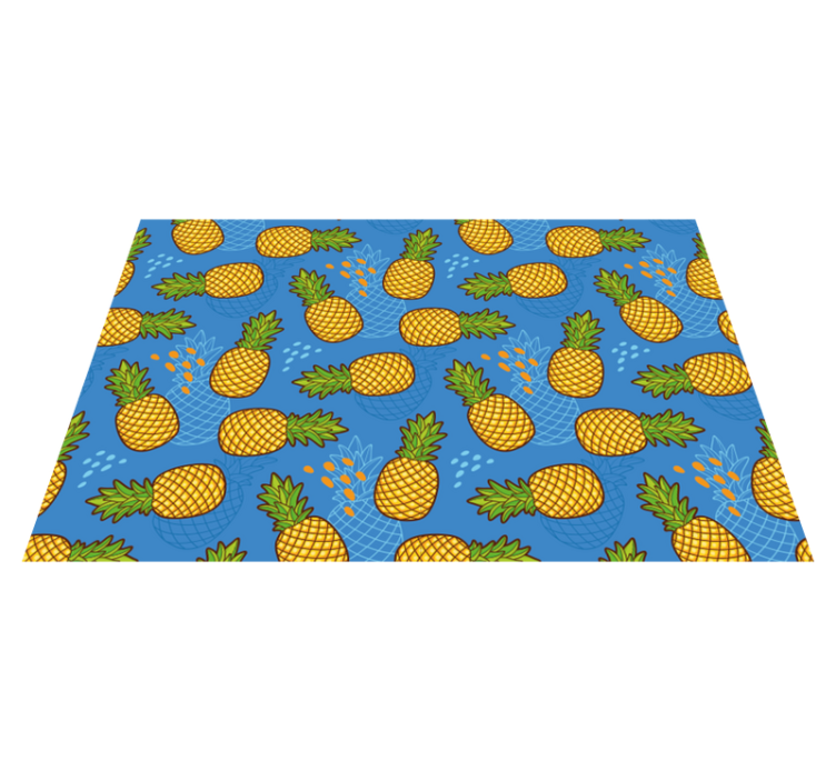 Original placemat pineapple pattern design - TenStickers