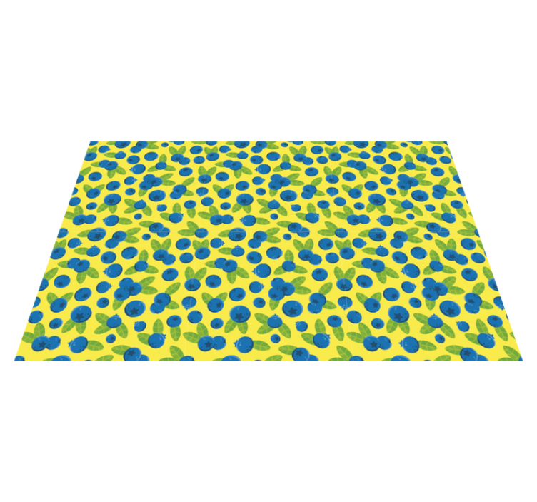 Original placemat colorful blueberry design - TenStickers