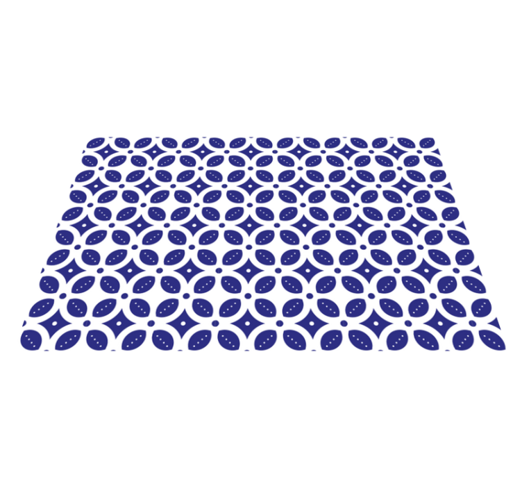 Geometric pattern overlay placemat - TenStickers