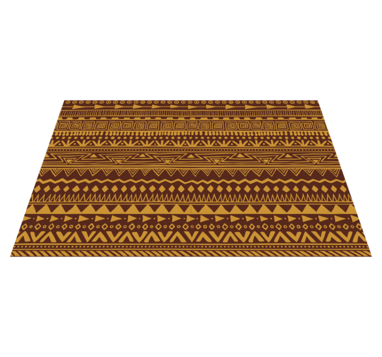 Placemat with geometric tribal design - TenStickers