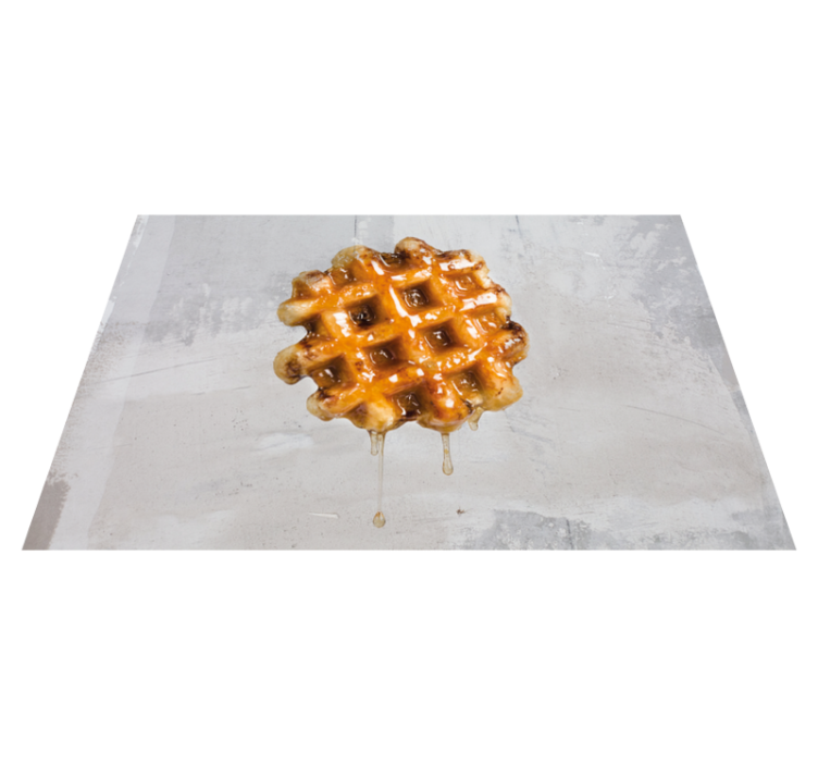 Belgian waffle modern placemats - TenStickers