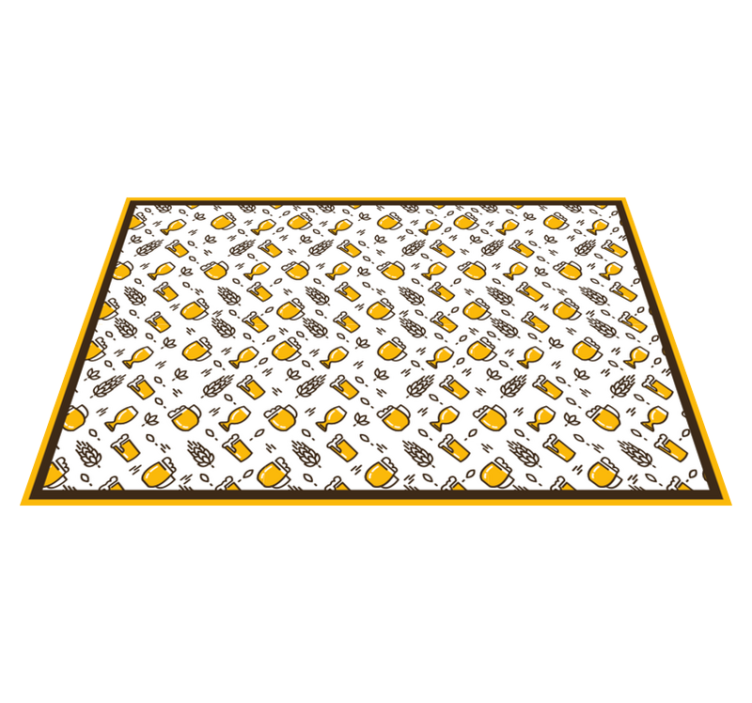 Original placemat craft beer symbols - TenStickers