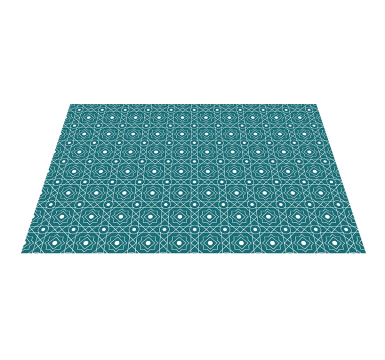 Geometric texture finish placemat - TenStickers