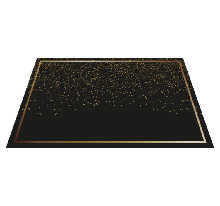 Elegant placemat in elegant black glitter - TenStickers