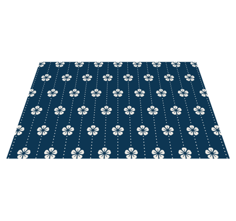 Original placemat floral design tabletop - TenStickers
