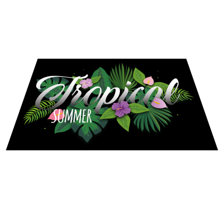 Original placemat tropical summer feel - TenStickers