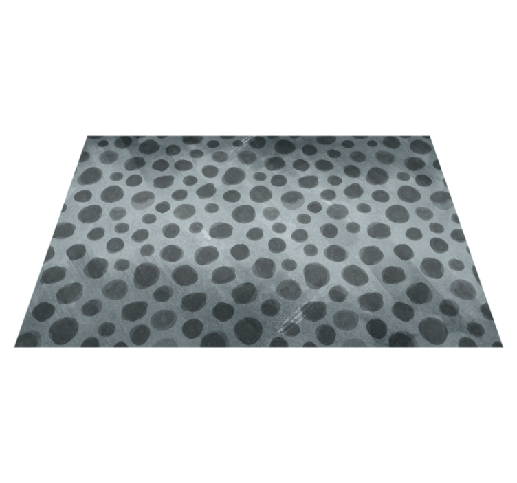 Grey polka dot surface placemat - TenStickers
