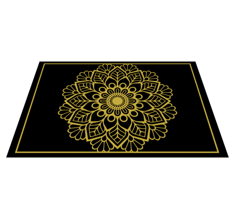 Elegant placemat with graceful botanical design - TenStickers