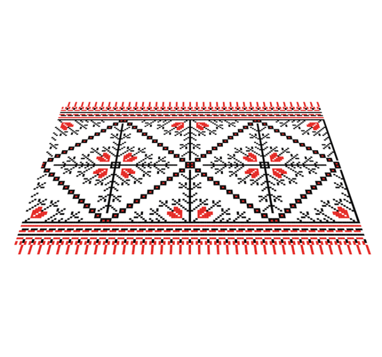 Folk art floral placemats - TenStickers