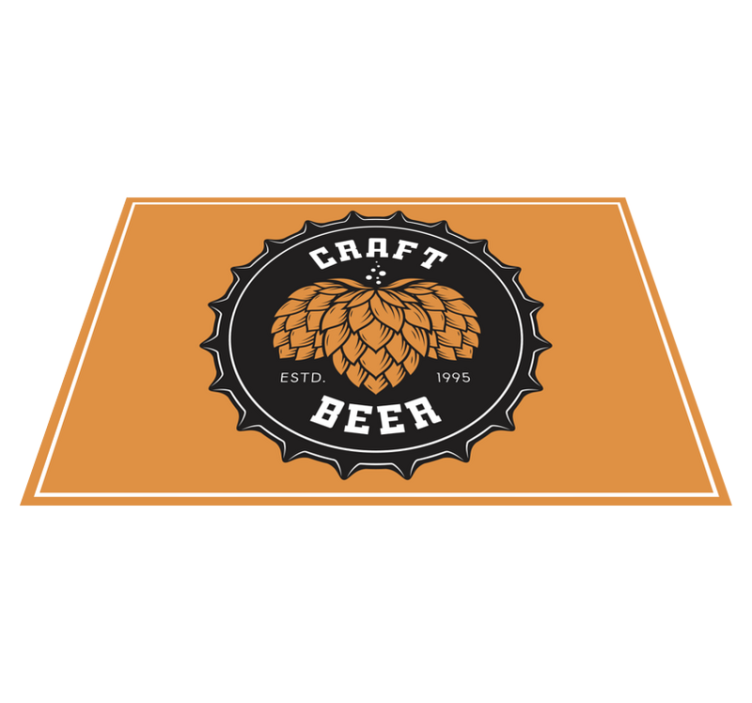 Original placemat craft beer design - TenStickers