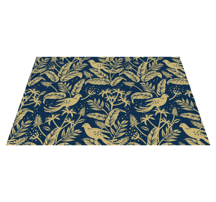 Original placemat with elegant leaf design - TenStickers