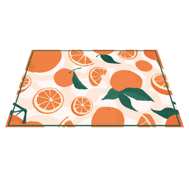Original placemat citrus slice design - TenStickers