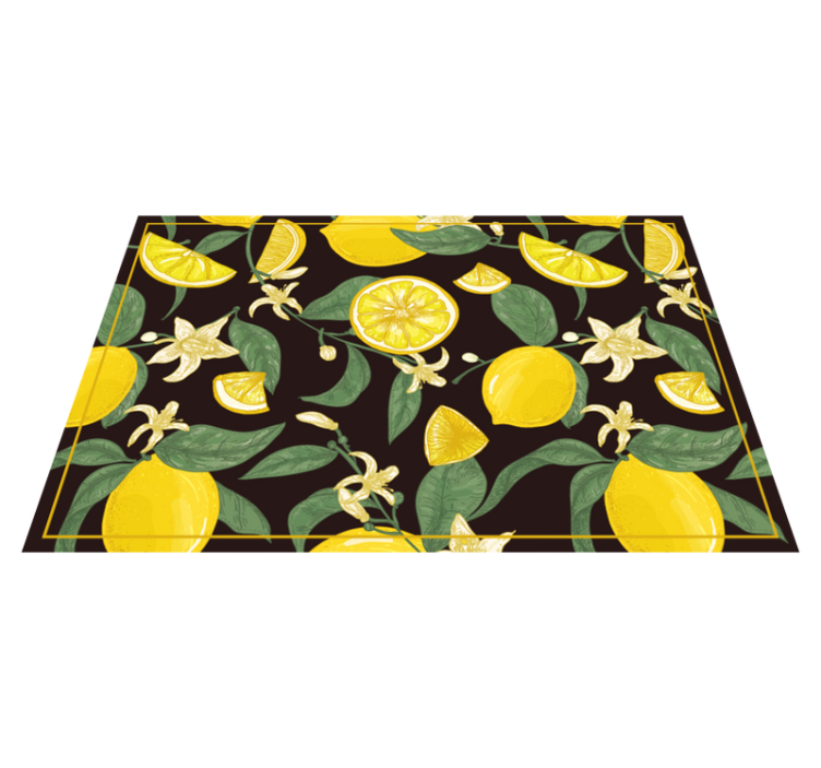 Lemon pieces original placemats - TenStickers