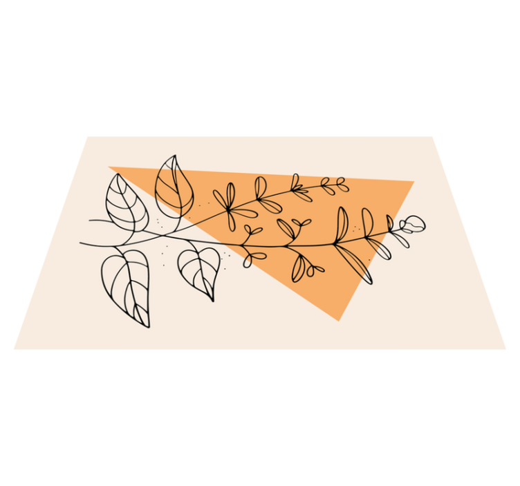 Original placemat floral abstract design - TenStickers