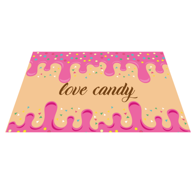 Donut cream children placemats - TenStickers