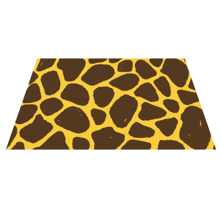 Giraffe Print textured placemats - TenStickers