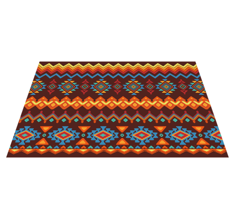 African triangle pattern textured placemats - TenStickers