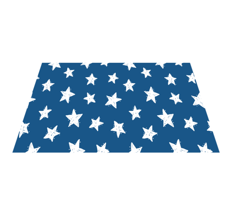 Navy and white stars elegant placemats - TenStickers