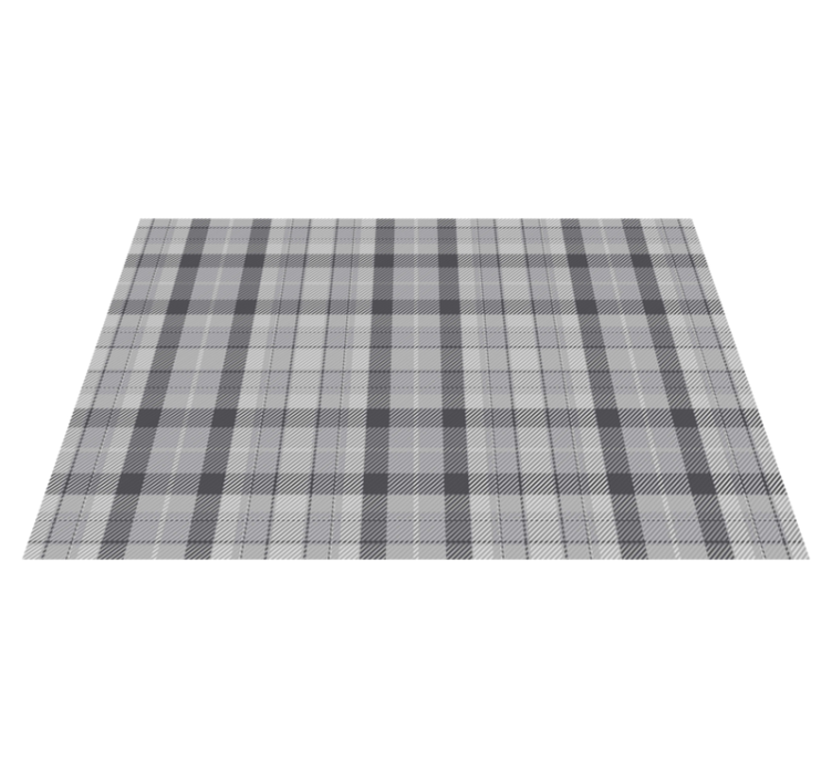 Plaid linen style elegant placemat - TenStickers