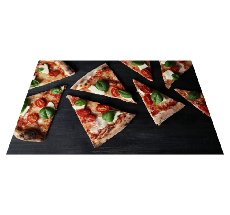 Pizza slices Vinyl placemats - TenStickers