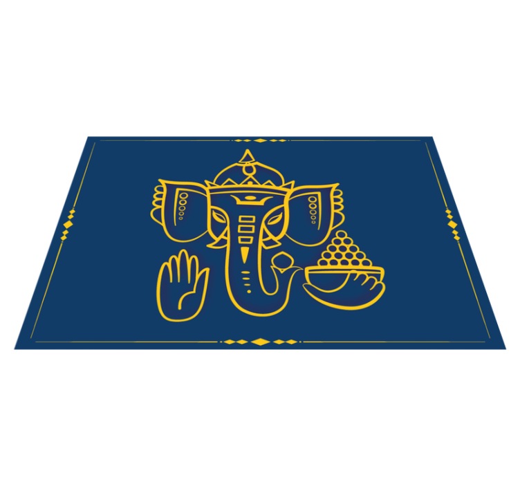 Original placemat with traditional ganesha design - TenStickers