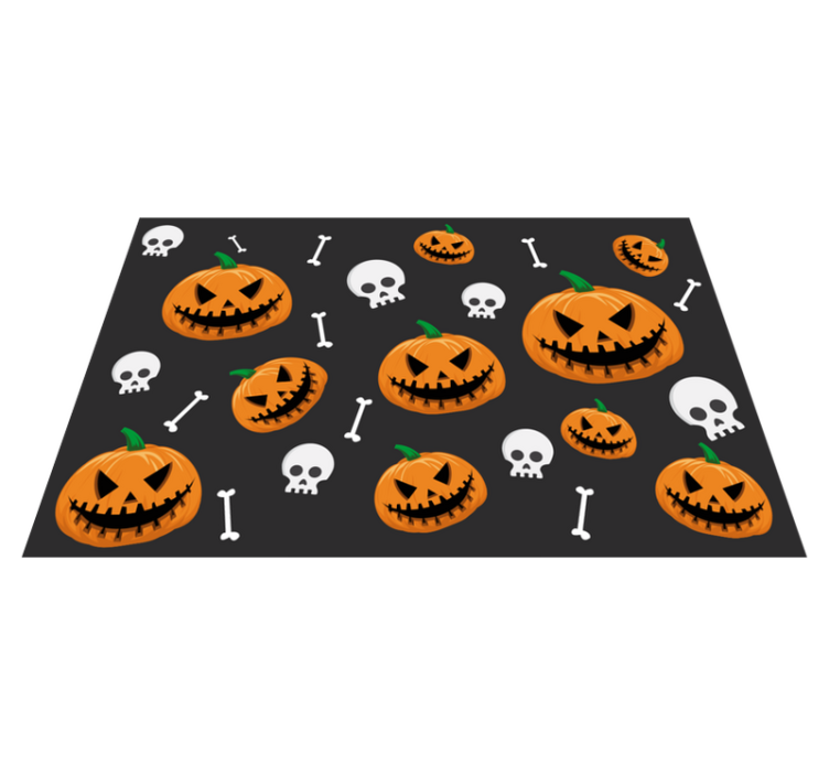 Halloween placemat with pumpkin pattern - TenStickers