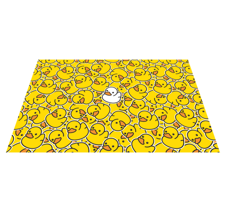 Children placemat duckling pattern design - TenStickers