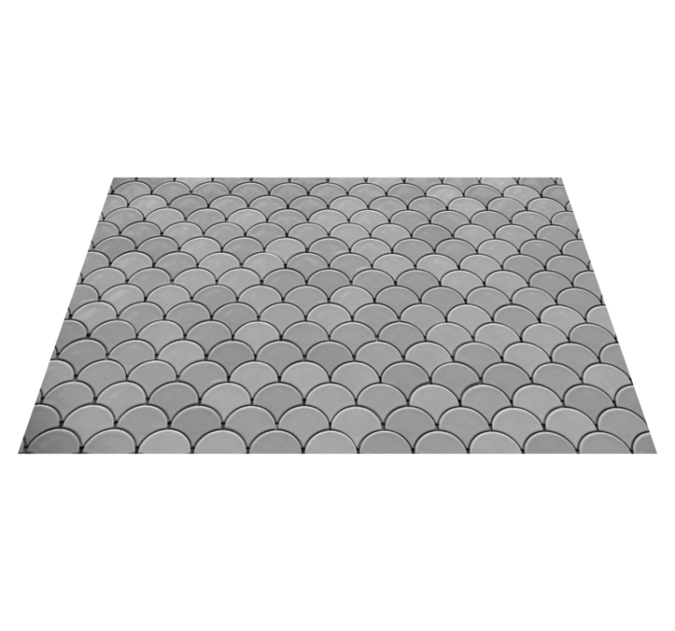 Placemat with scalloped pattern surface - TenStickers
