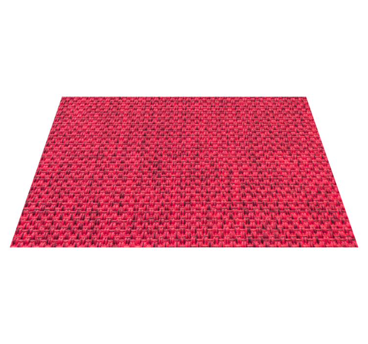 Placemat textured red mat - TenStickers