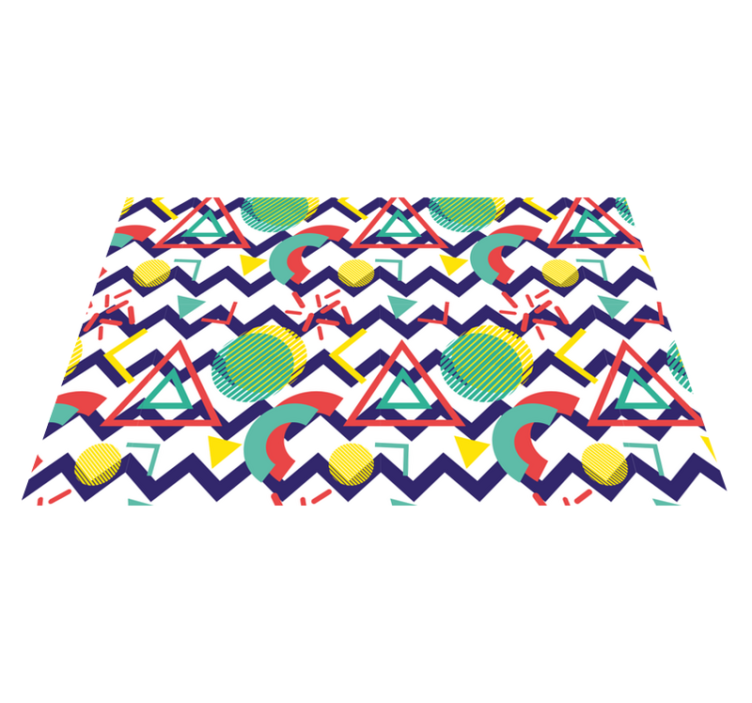 Geometry Pattern Design modern placemat - TenStickers