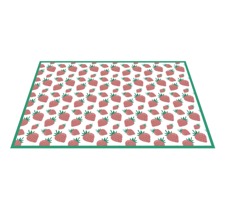 Original placemat with strawberry motif design - TenStickers