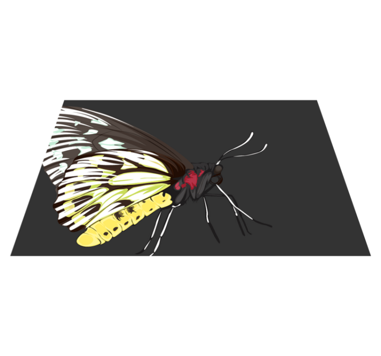 Original placemat colorful butterfly design - TenStickers