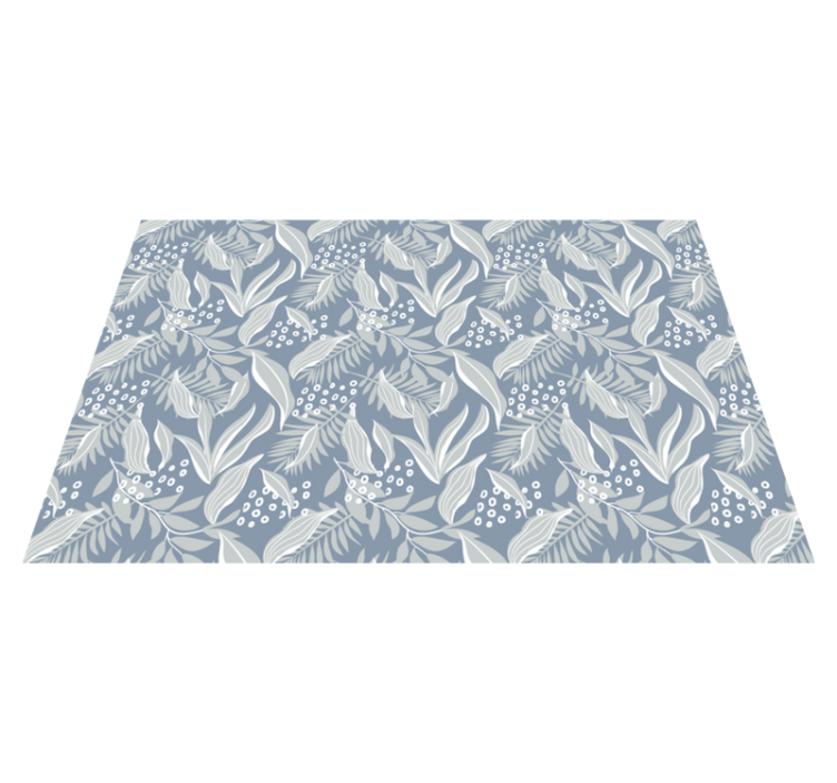 Grey floral print  elegant placemats - TenStickers