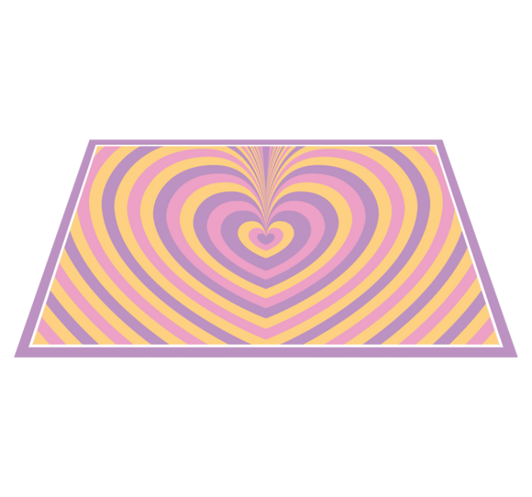 Original placemat heart pattern layers - TenStickers