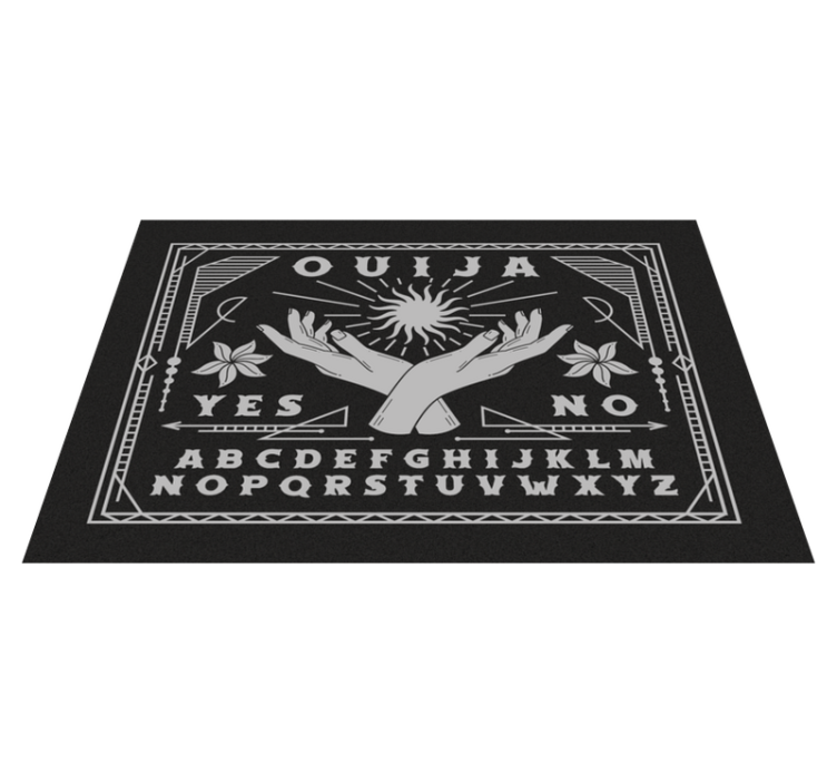 Black and white ouija board original placemats - TenStickers