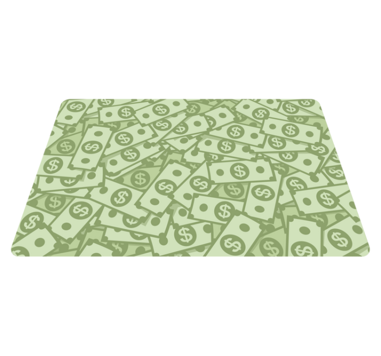 Original placemat cash pattern design - TenStickers