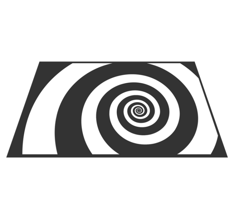 Spiral optical effect placemat - TenStickers