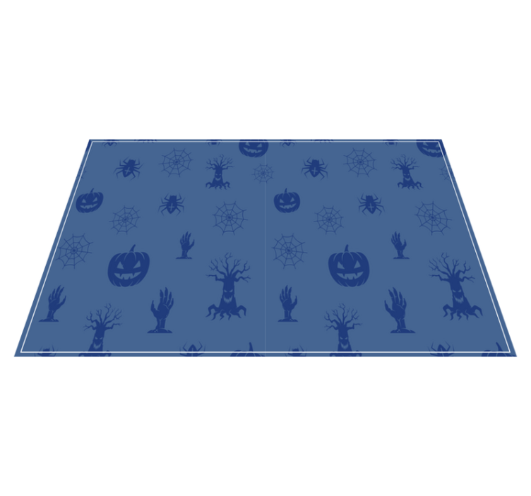 Halloween placemat for eerie themed decor - TenStickers