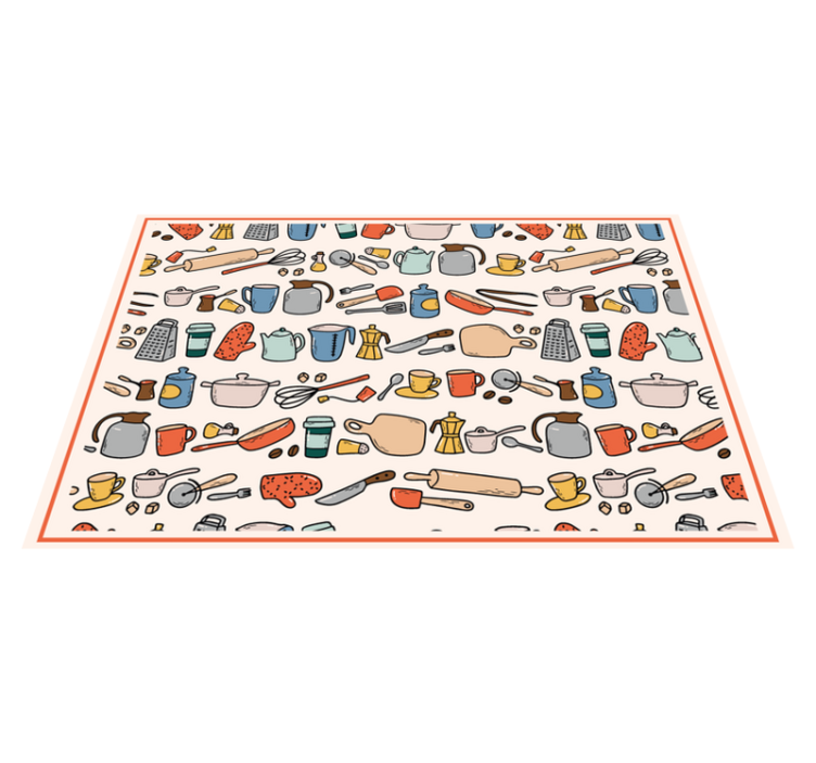 Original placemat kitchen utensils collection - TenStickers