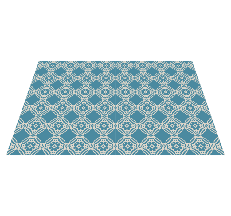 Antique vintage blue and white placemats - TenStickers